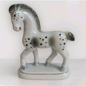Vintage Porcelain Horse Figurine Germany